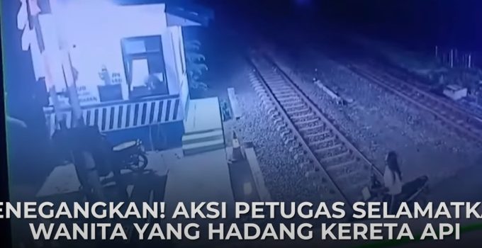 Pahlawan Pemalang: Aksi Luar Biasa Petugas Jalan Lintasan Menyelamatkan Seorang Wanita dari Bahaya Kereta Api