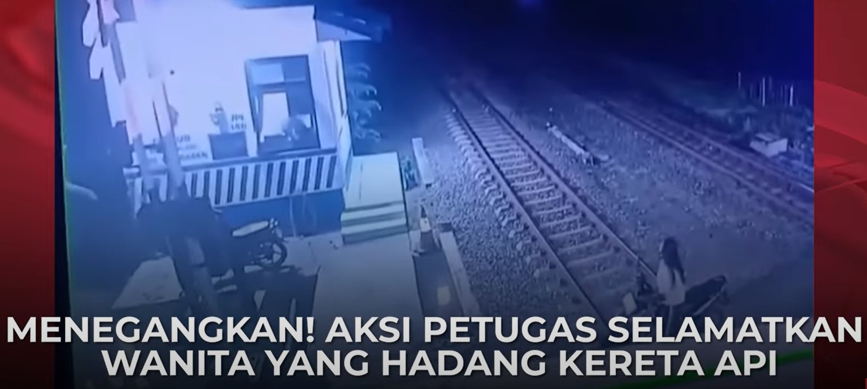 Pahlawan Pemalang: Aksi Luar Biasa Petugas Jalan Lintasan Menyelamatkan Seorang Wanita dari Bahaya Kereta Api