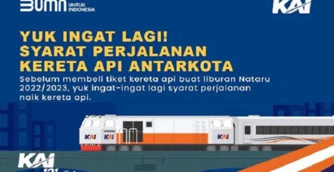 syarat naik kereta api