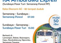 jadwal kereta surabaya semarang